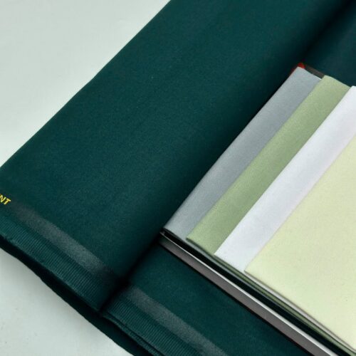 Deep Emerald Green Luxury Suiting Fabric